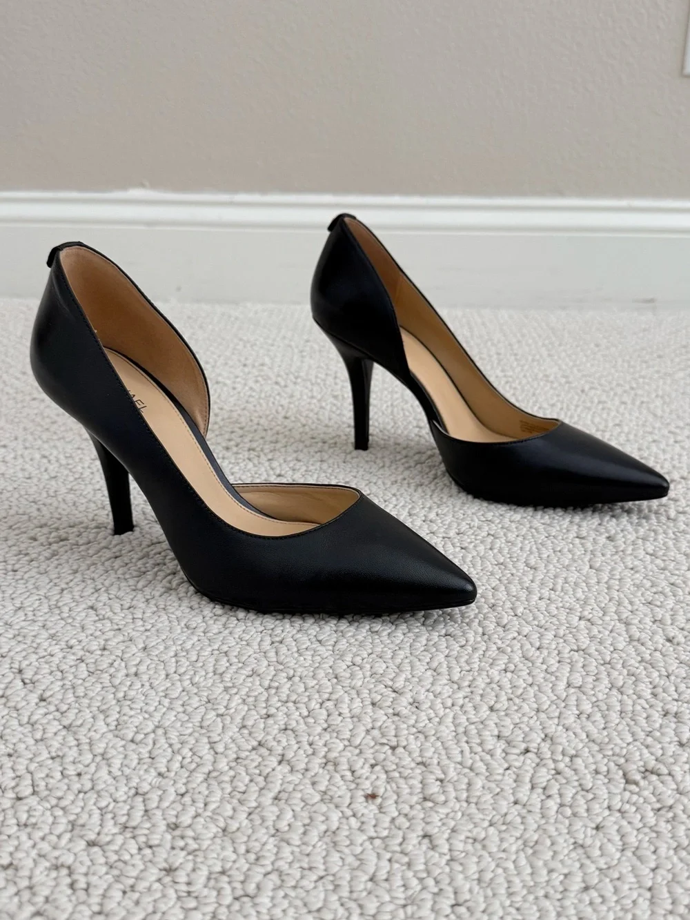 Michael Kors Black Leather Heels